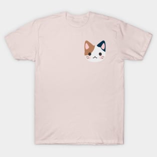 Shaped Like a Friend: Calico Cat T-Shirt